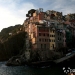 Sun setting over Riomaggiore